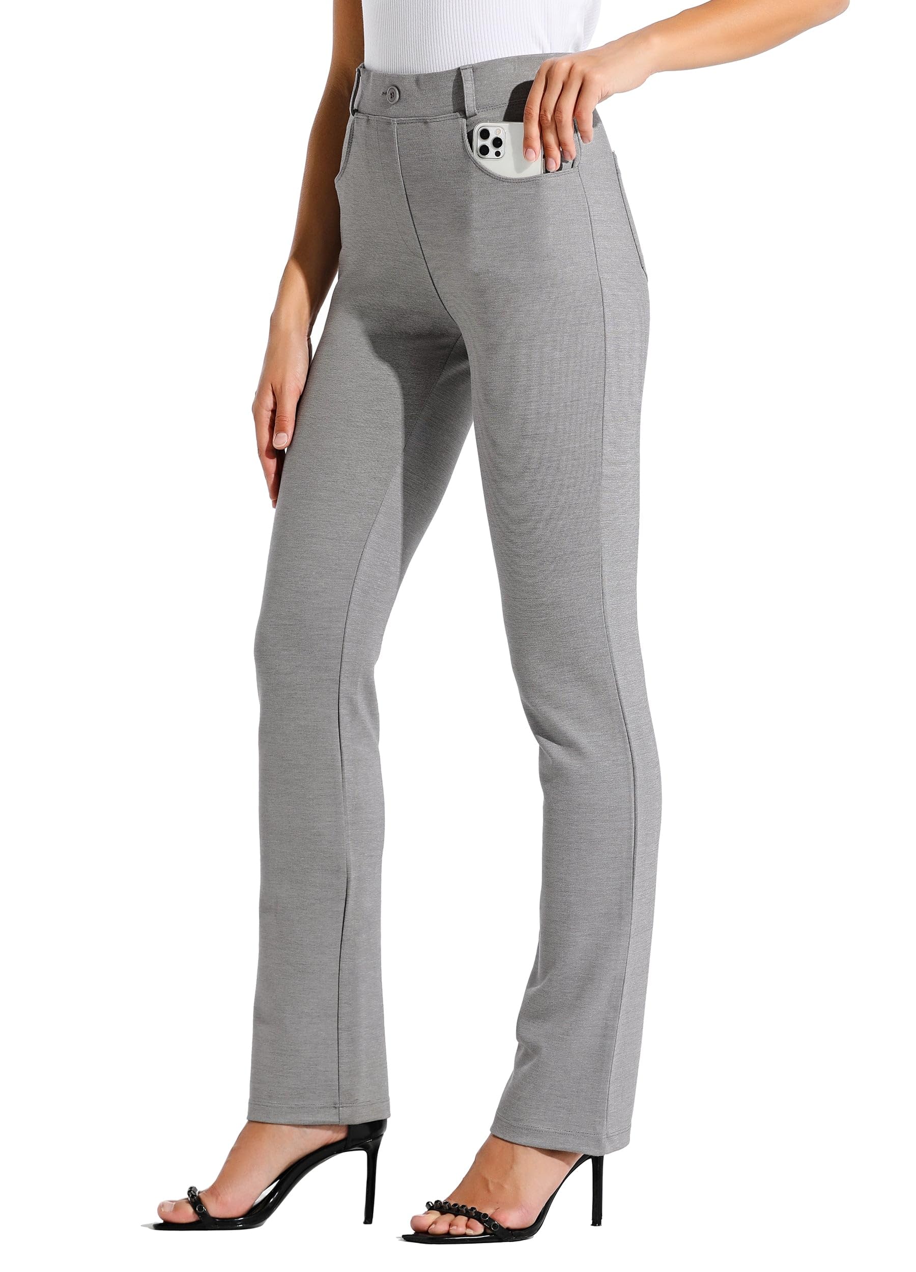 Willit Women's Yoga Dress Pants Straight Leg 28"/29"/30"/31"/33"