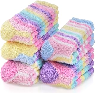 ANTSANG Fuzzy Socks for Women, Fluffy Warm Slipper Socks for Winter & Home