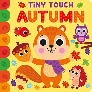 Tiny Touch Autumn: First Words Interactive Board Book for Babies & Toddlers | Raised Textures | Early Learning Ages 0-3+