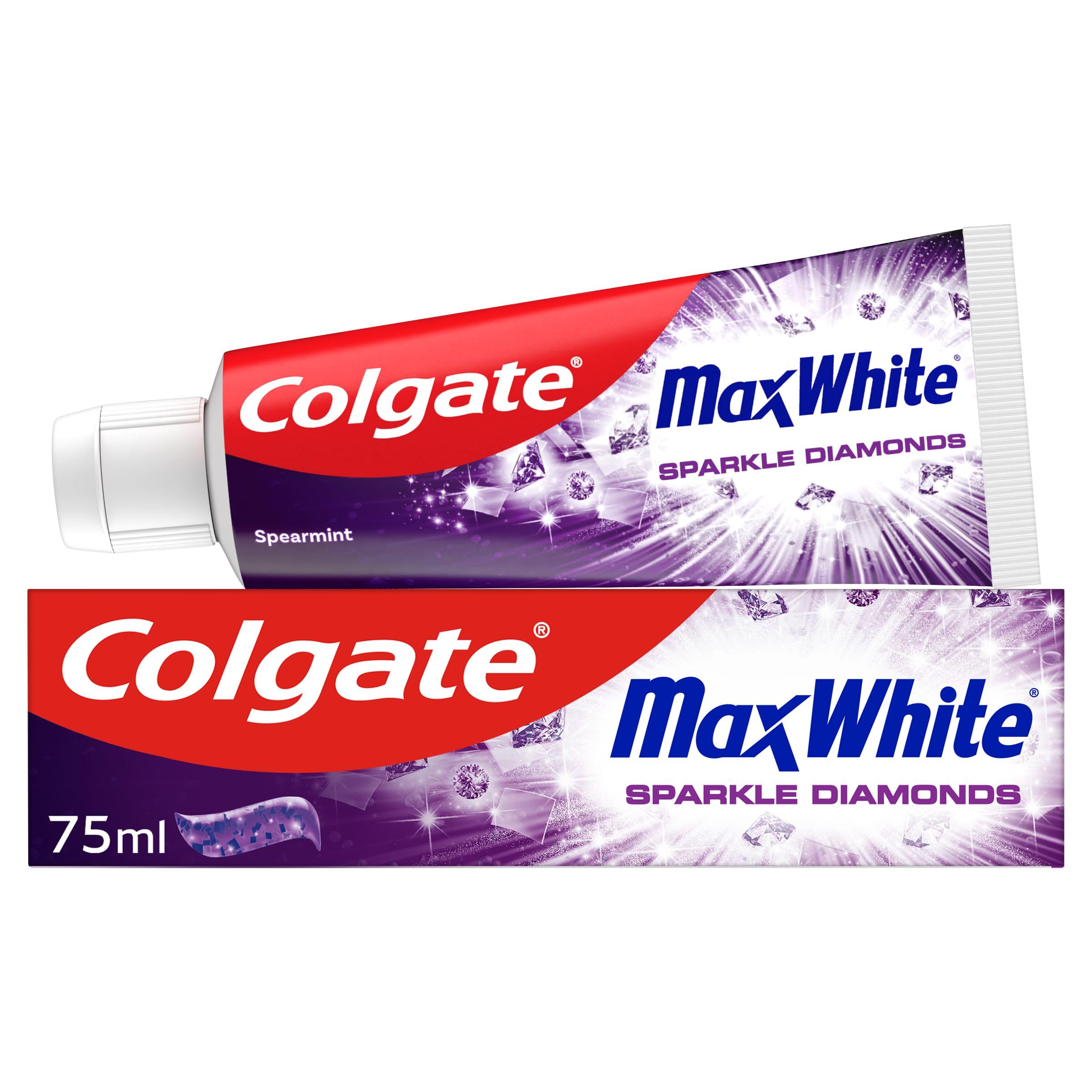 Colgate Max White Sparkle Diamonds Toothpaste 75ml | 10x Longer-Lasting Cooling 