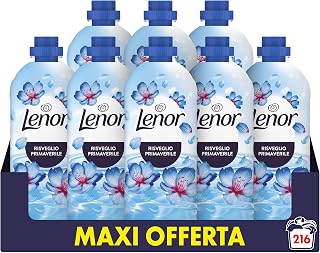Lenor Fabric Softener Concentrate Washing Machine 216 Washes (8 x 27), Spring Awakening, Sheets That Scent Clean Up To 1 Week