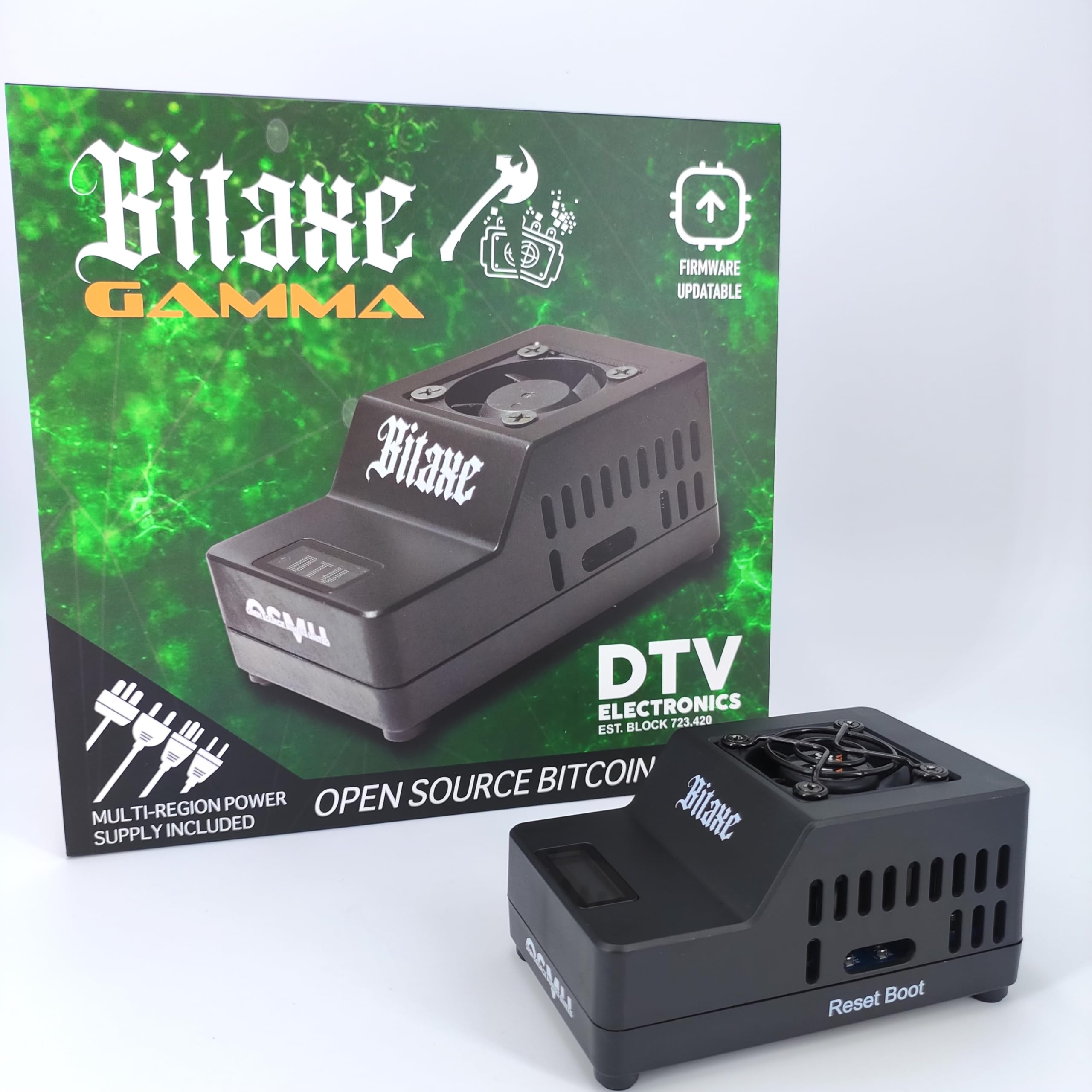 Bitaxe Gamma 602 1.2TH/s Bitcoin Miner, BM1370, by DTV ₿ ELECTRONICS | Open Sour