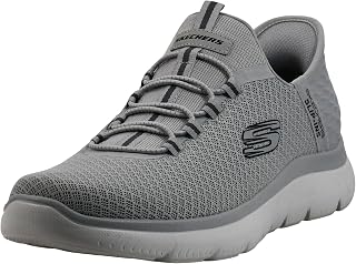 Skechers Men's Summits High Range Slip-in, Light Grey, 9.5 Wide