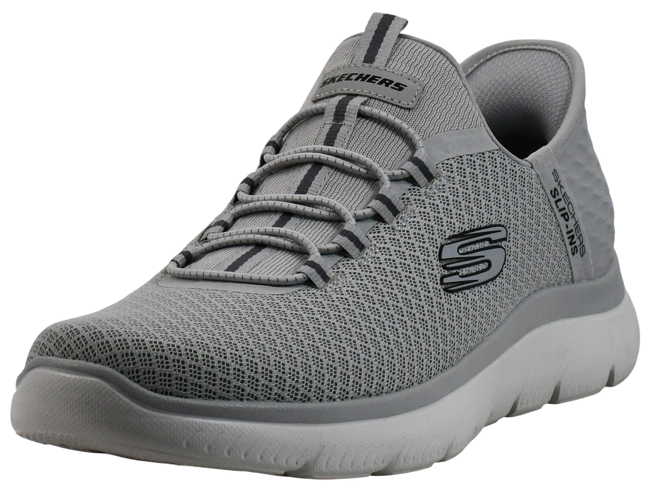 Skechers Men's Summits High Range Slip-in, Light Grey, 9.5 Wide