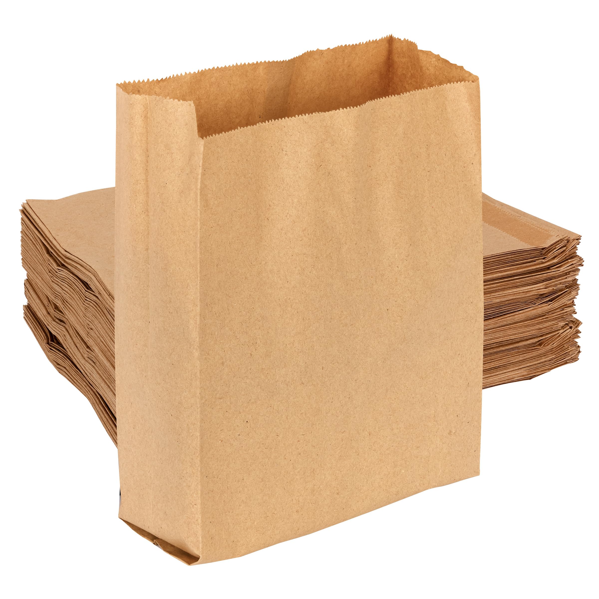 Hospeco KL Waxed Kraft Receptacle Liner Bags, 500 Count - Moisture-Resistant Fem