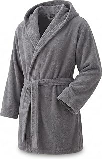 Top Towel - Elegant Bathrobe for Women and Men 100% Cotton 500 GSM - Hooded or Capless Option - Soft and Absorbent for Shower, Spa and Pool