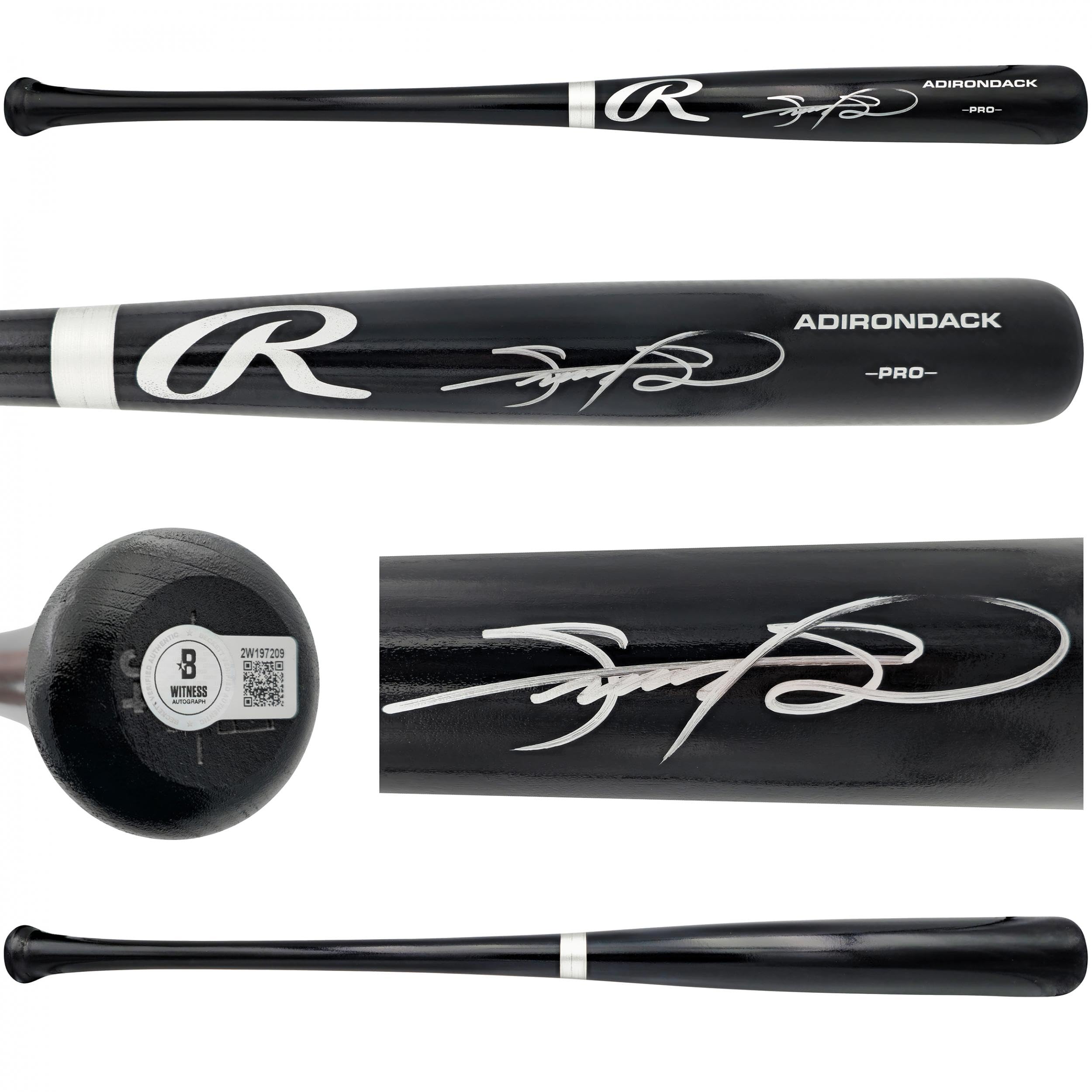 Sammy Sosa Autographed Rawlings Adirondack Pro Baseball Bat Chicago Cubs Beckett