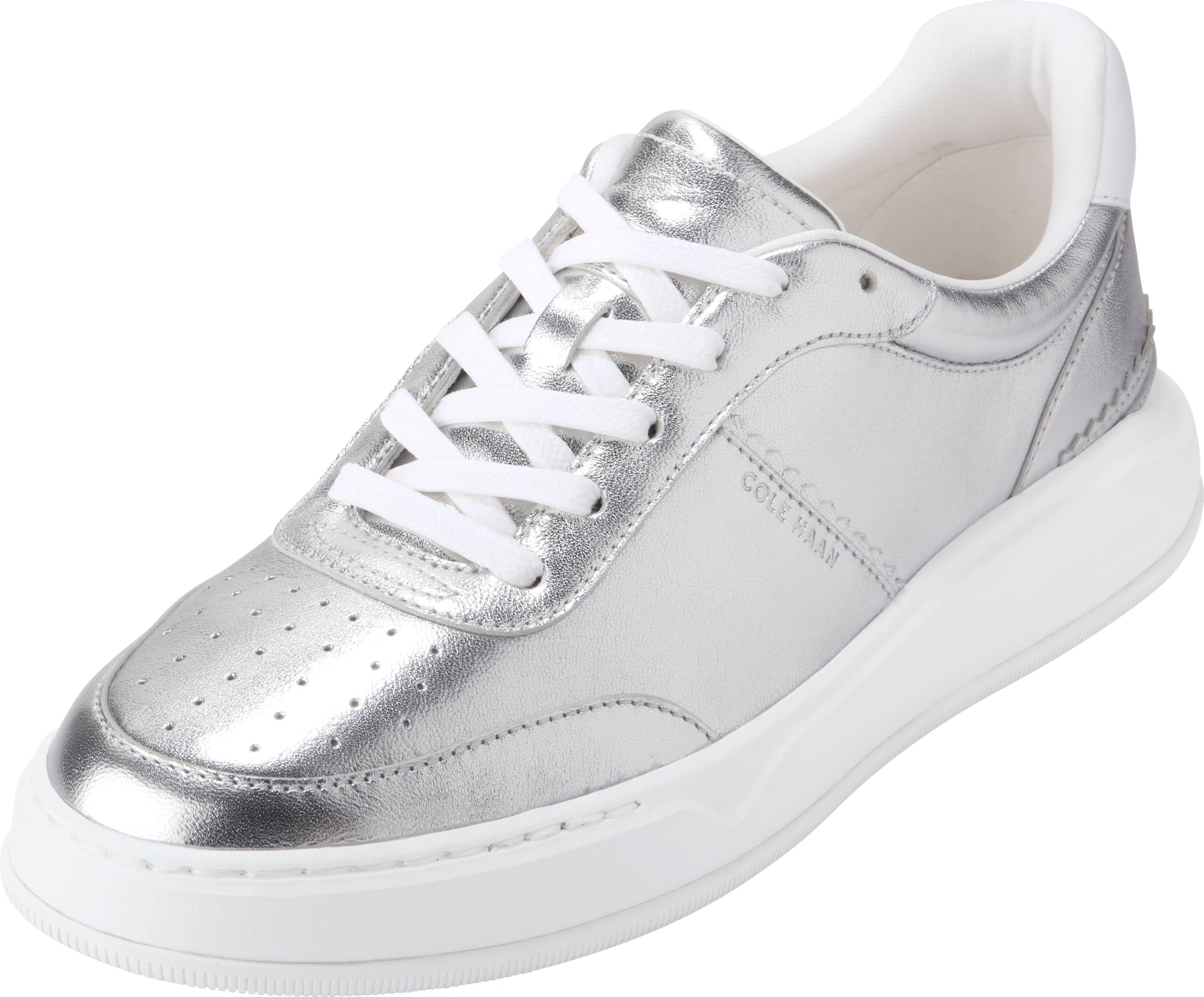Cole Haan Sneakers Grandpro Carissa Donna, Talca argento/bianco ottico, 37.5 EU