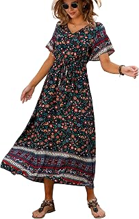 GRECERELLE Women's Soft Summer Dress