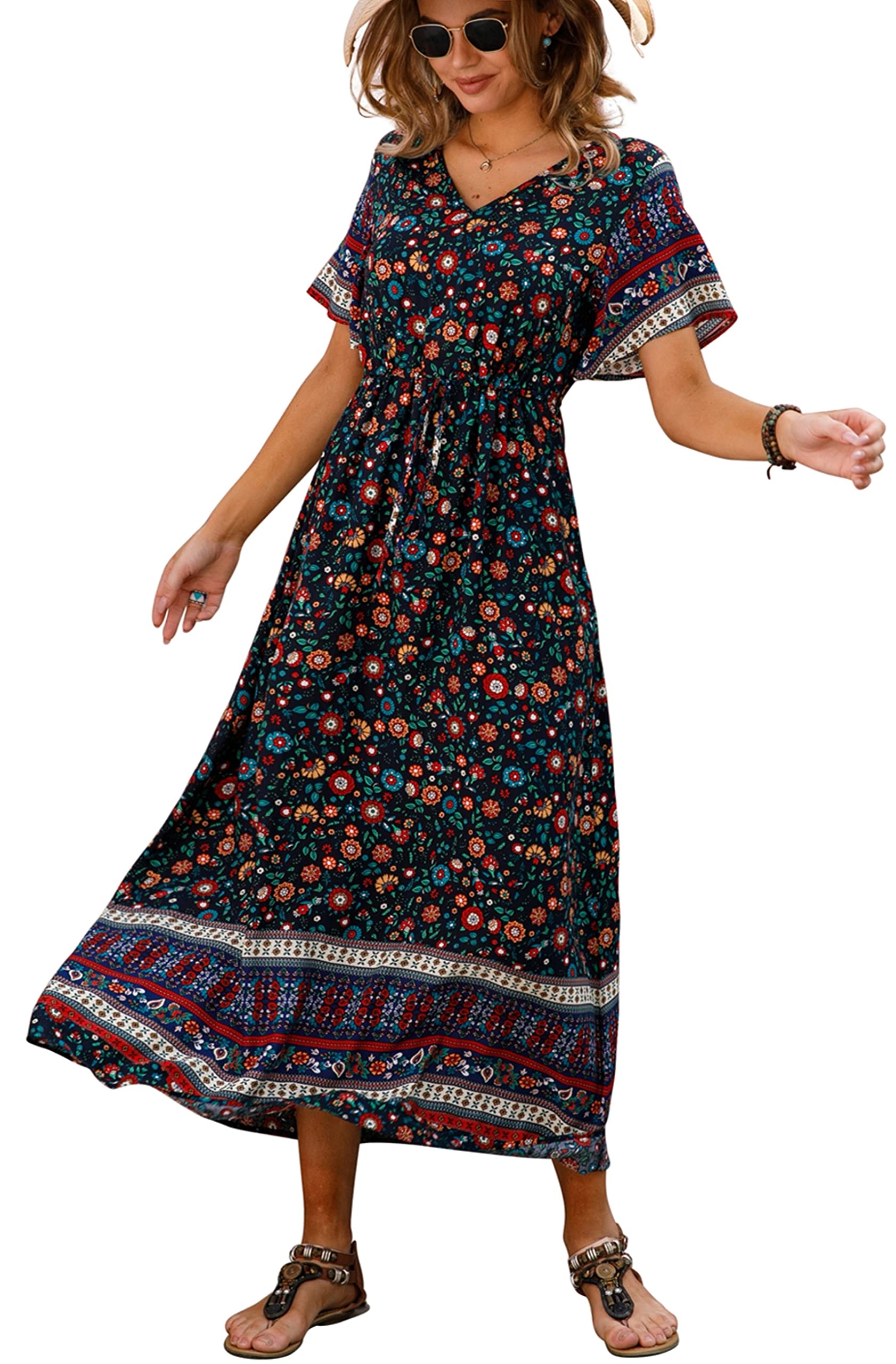 GRECERELLE Women's Soft Summer Dress