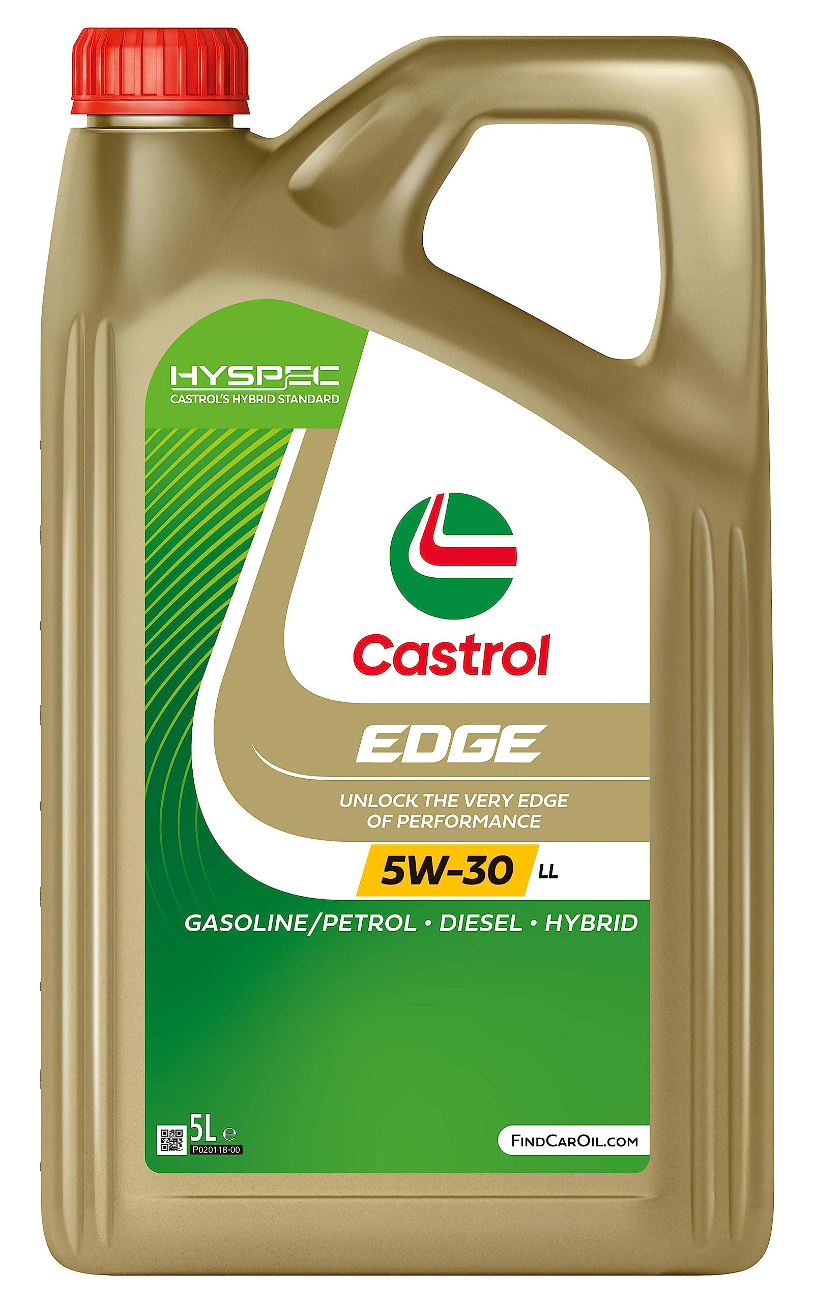 Castrol EDGE 5W-30 LL Advanced Synthetic Engine Oil, 5L