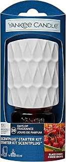 Yankee Candle Scent Plug Starter Kit | Black Cherry | Includes plug-in base and refill | Flameless home fragrance