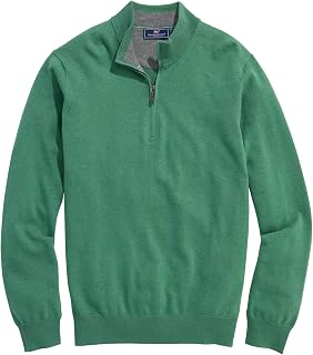 vineyard vines Men's Tipped Boathouse Quarter-Zip