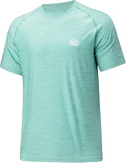 Willit Rashguard Short Sleeve UPF 50+ Quick Dry Sun Protection Swim Shirt