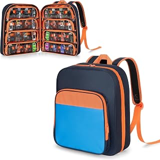 CURMIO Toy Cars Backpack Compatible with Monster Jam Trucks, Dark Blue