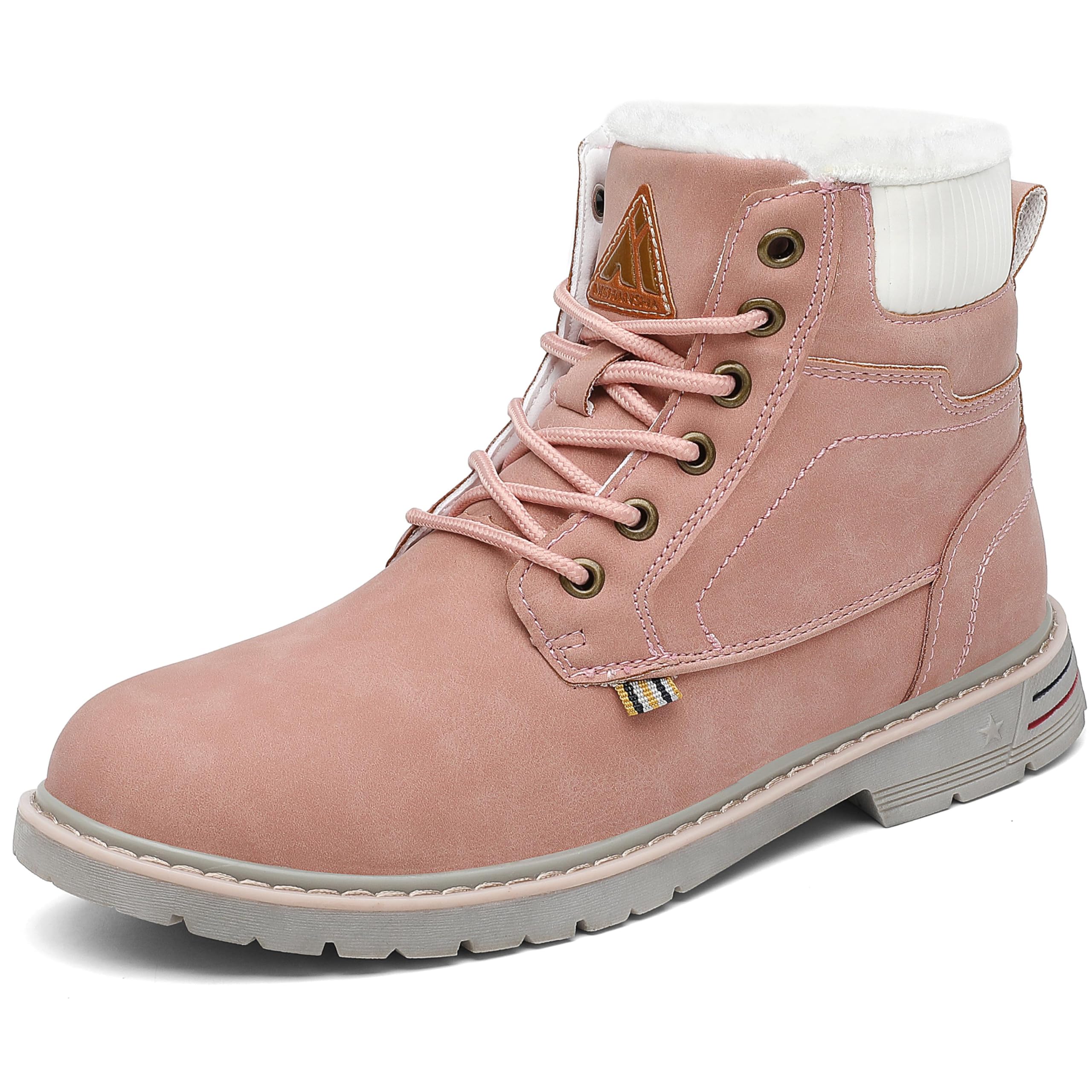 Mishansha Snow Boots Men Women Winter Pink Gr.39