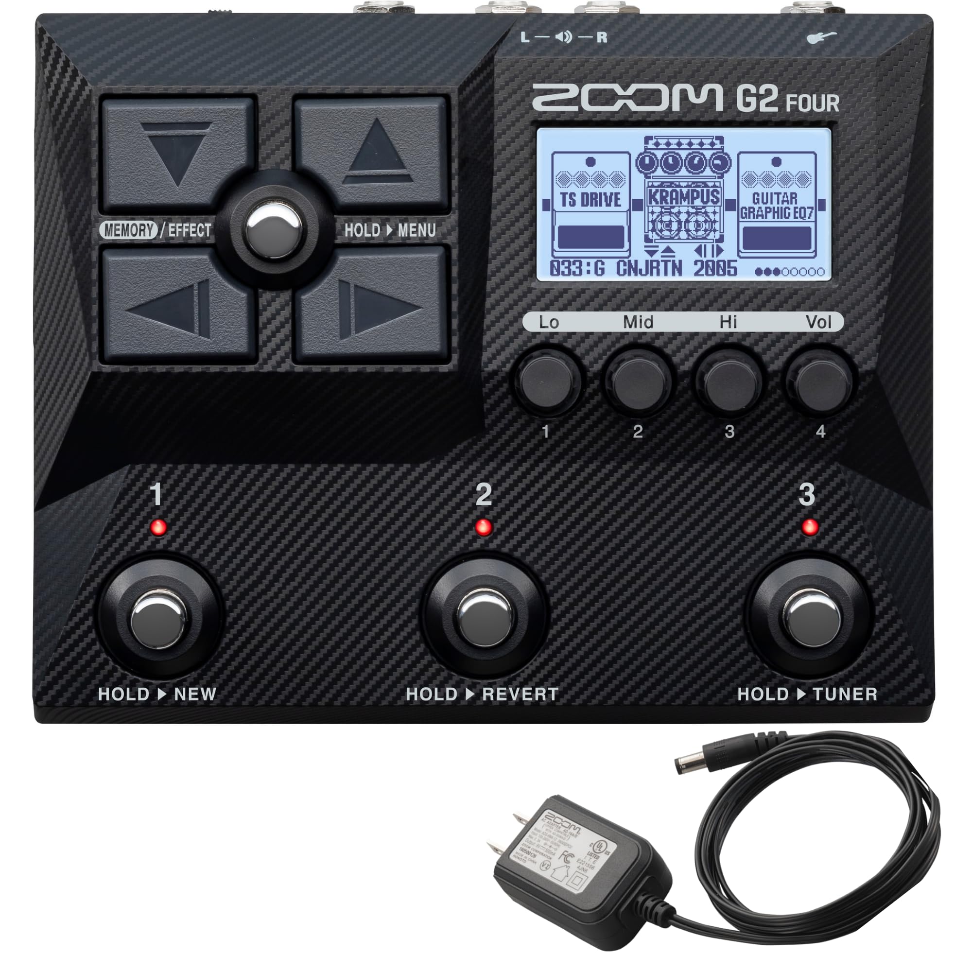 Zoom G2 Four Guitar Multi Effector, Black