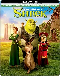 Shrek - 25th Anniversary Limited Edition Steelbook 4K Ultra HD + Blu-ray (Bilingual)