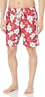 Amazon Essentials Men's 23cm Swimming Board Shorts with Mesh Lining and Drawstring