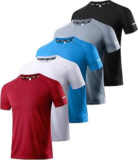 Boyzn 1, 3, 5 or 7 pack men's sports t-shirts. Short sleeve, functional, breathable and quick drying. Ideal for running, fitness, bodybuilding and summer.