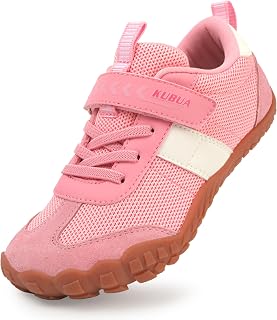 KUBUA Kids Barefoot Shoes Boys Girls Wide Toe Box Zero Drop Sneakers