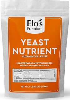 Yeast Nutrient (1lb) | Packed in Canada| Promote Yeast Health; Improve Attenuation; Increase Fermentation| Used for Homebrewing and Winemaking| by Elo’s Premium