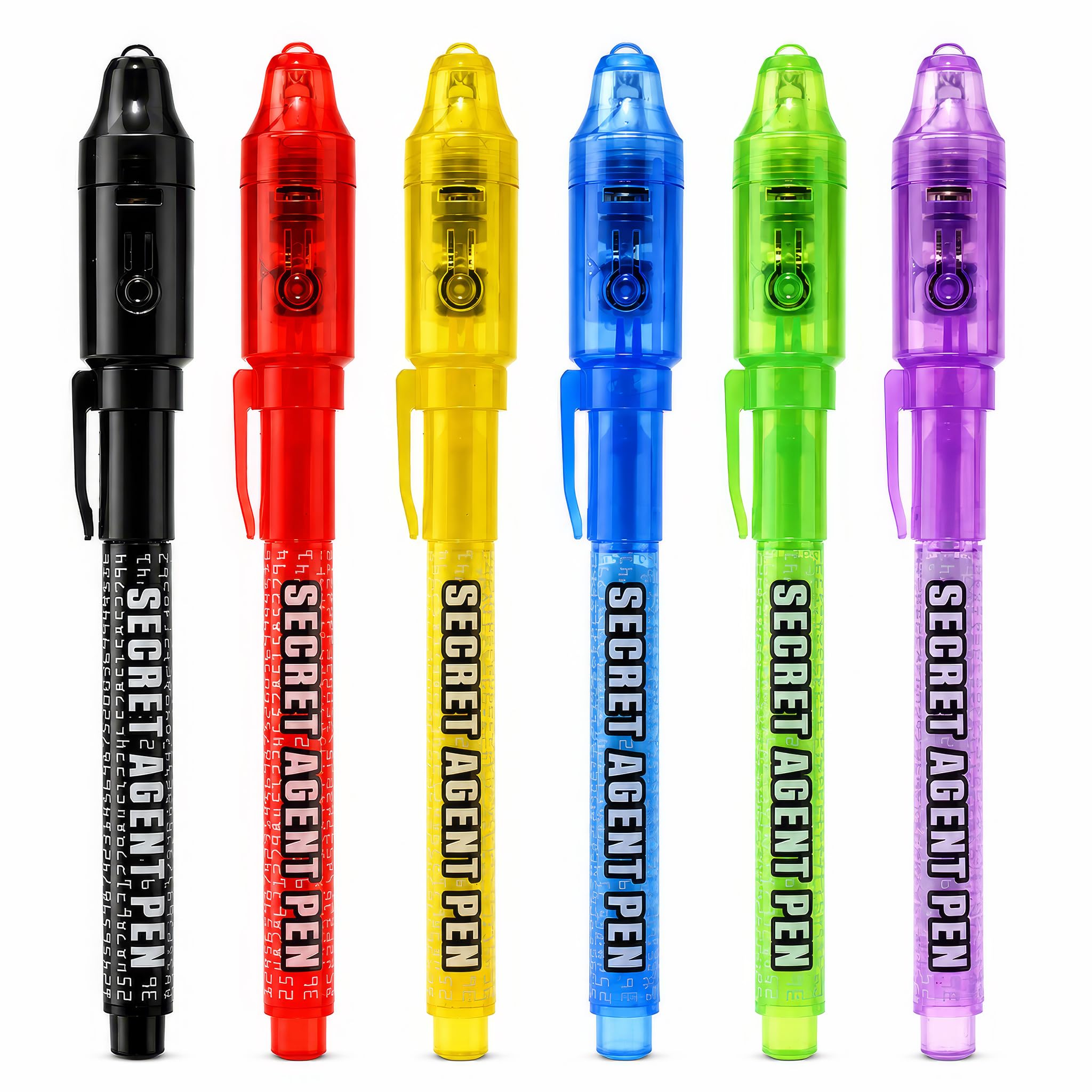 Invisible Ink Pen, Party Favors for Kids & Stocking Stuffers for Christmas | 6 P