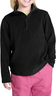 Mountain Warehouse Camber Kids Coral Fleece Top - Lightweight, Quick Drying, Breathable Sweatshirt for Outdoor Activities - Unisex, Suitable for Winter Layering