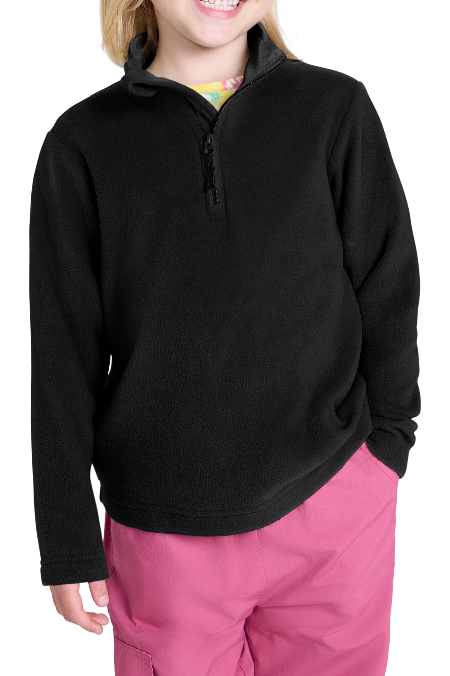 Mountain Warehouse Camber Kids Coral Fleece Top - Lightweight, Quick Drying, Bre