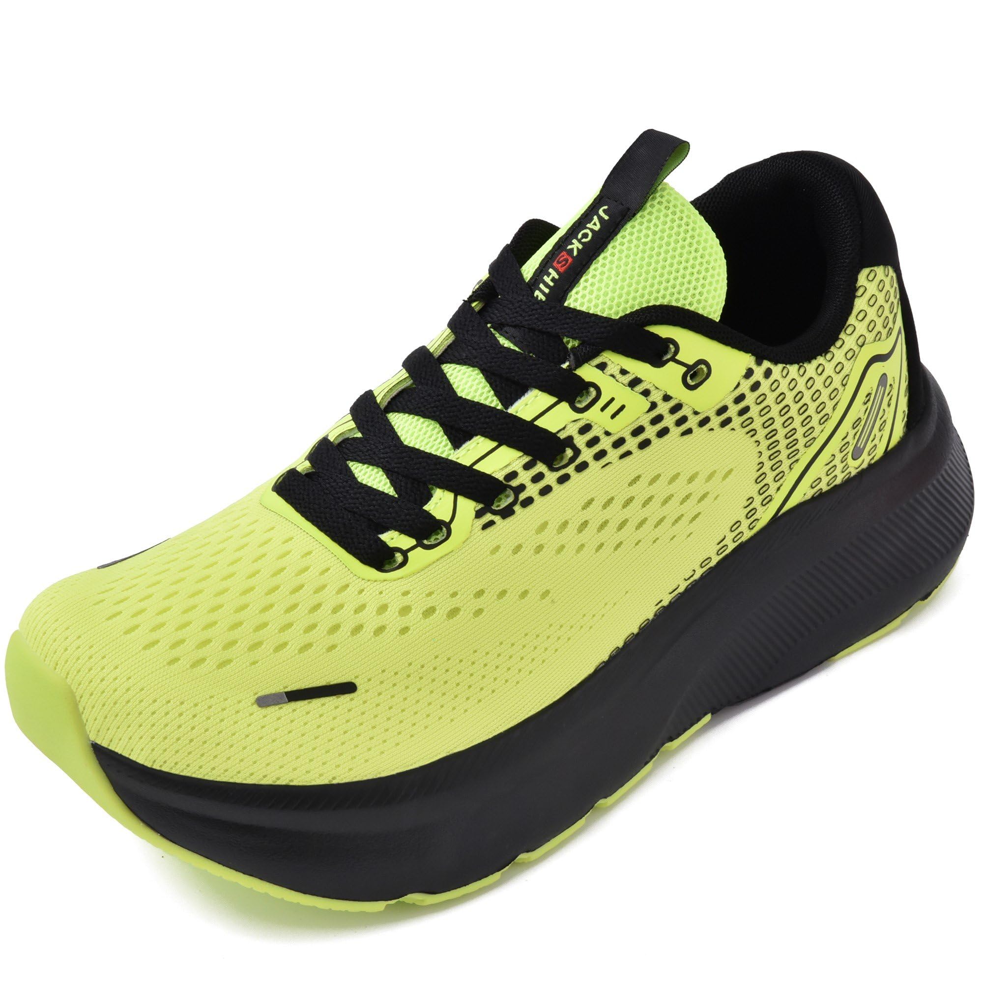 JACKSHIBO Mens Arch Support Shoes Wide Width Trainers Running Walking Athletic T