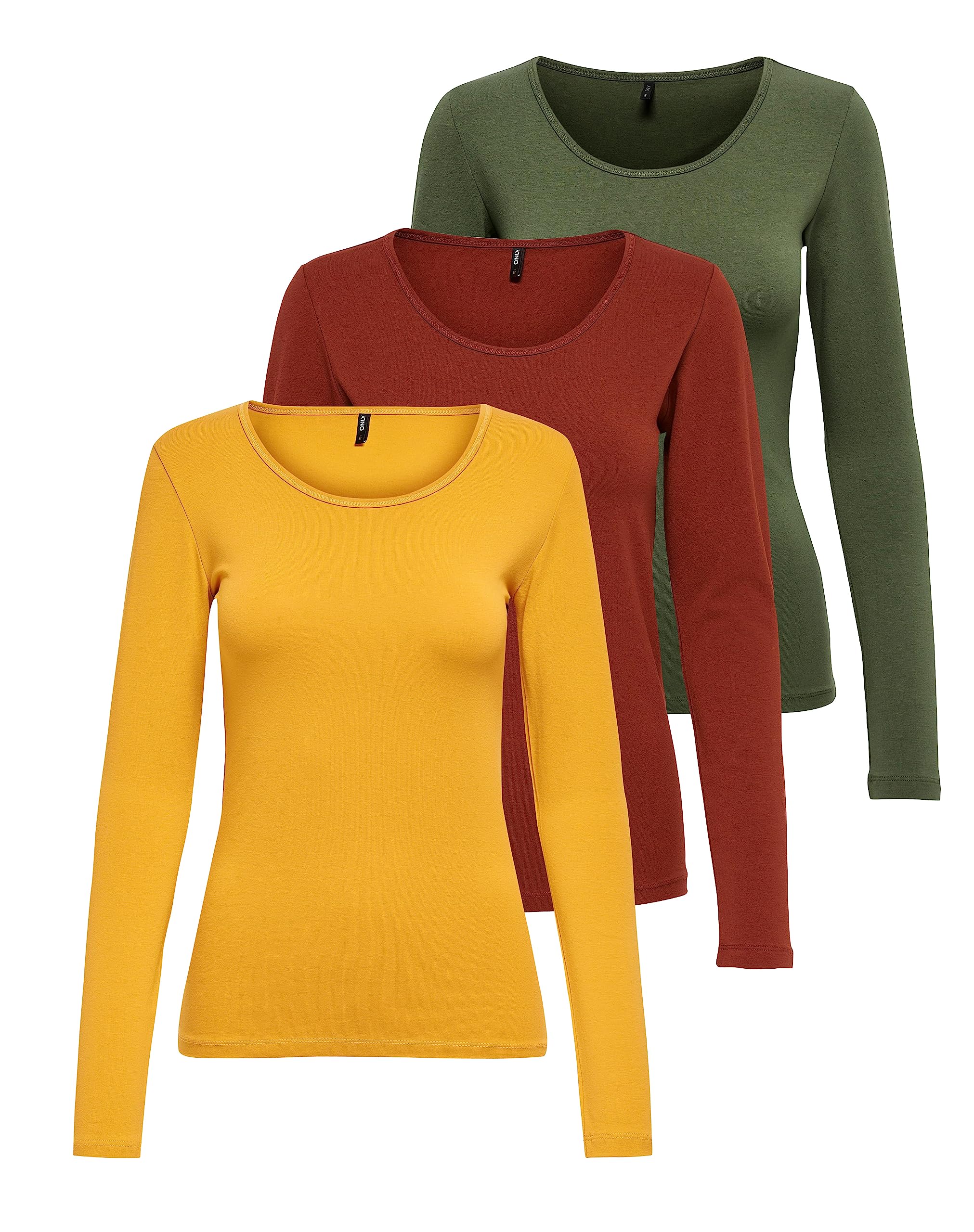 Only Onllive Love Life L/S Oneck Top Noos Jrs T-Shirt Women