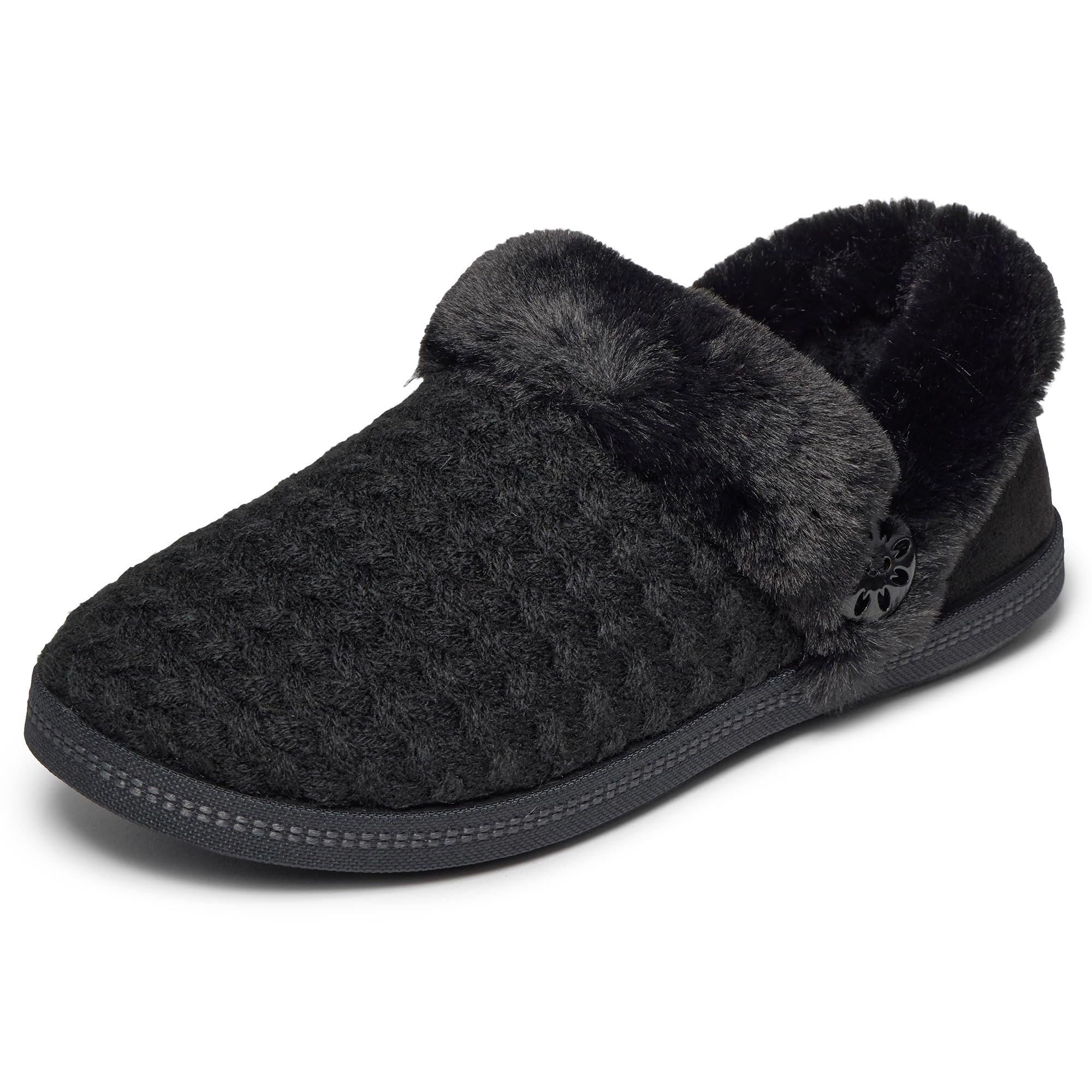 Skechers Campfire Frosty Promise 169041/BLSH Women's Cozy Slippers