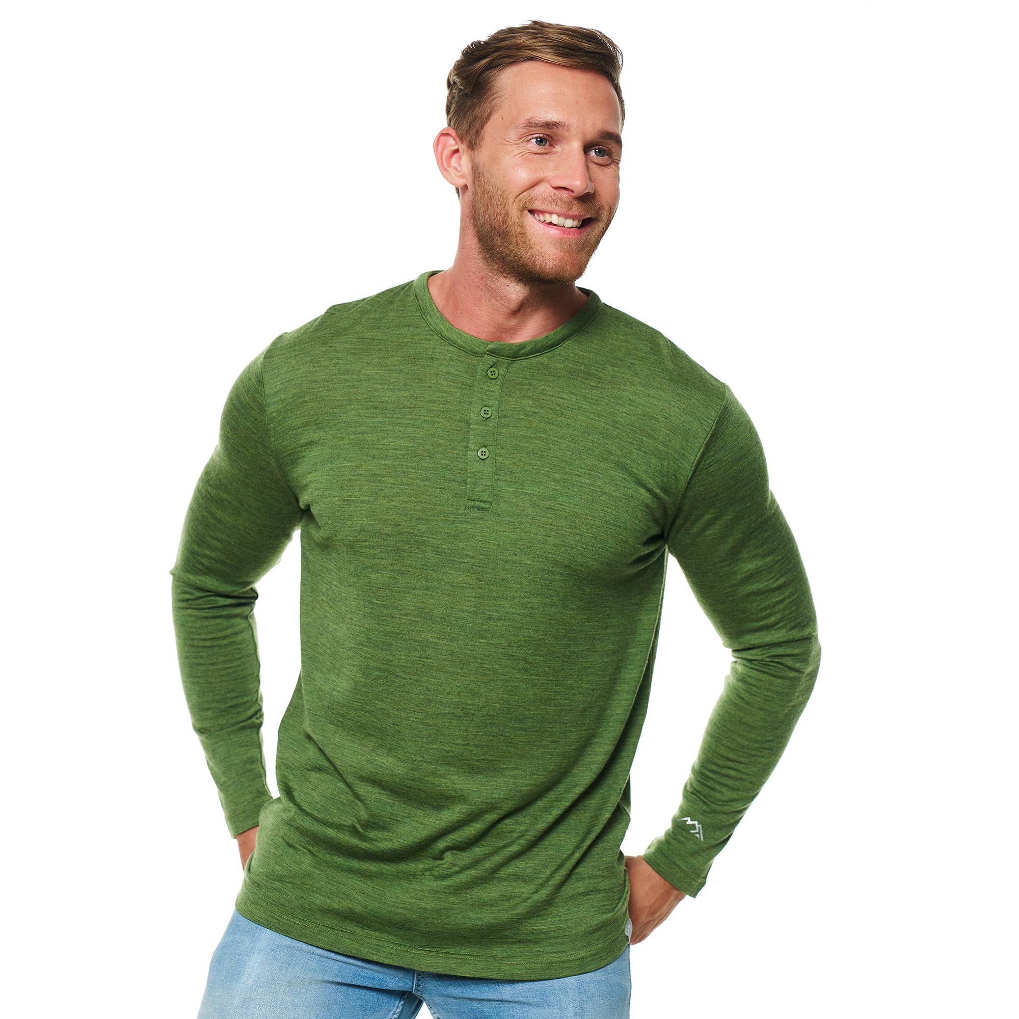 Merino.tech 100% Organic Merino Wool Lightweight Men's Baselayer Thermal T-Shirt