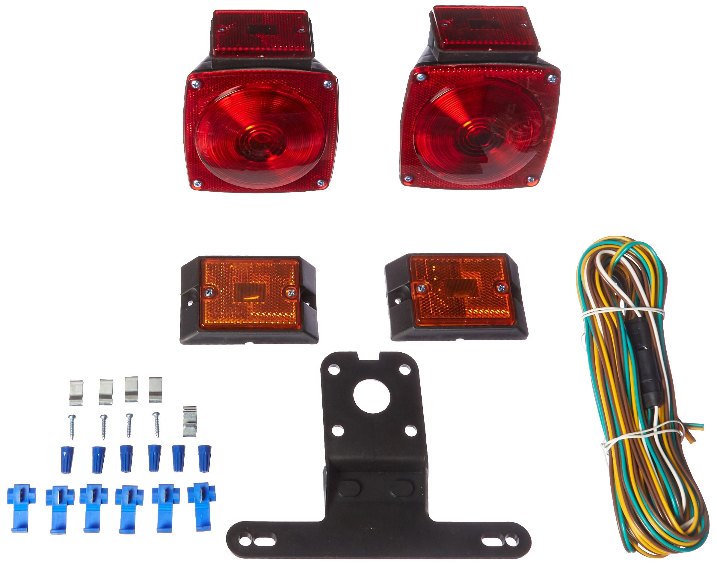 MAXXHAUL 70094 12V Incandescent Trailer Light Kit | Stop, Tail, Brake, Turn Ligh