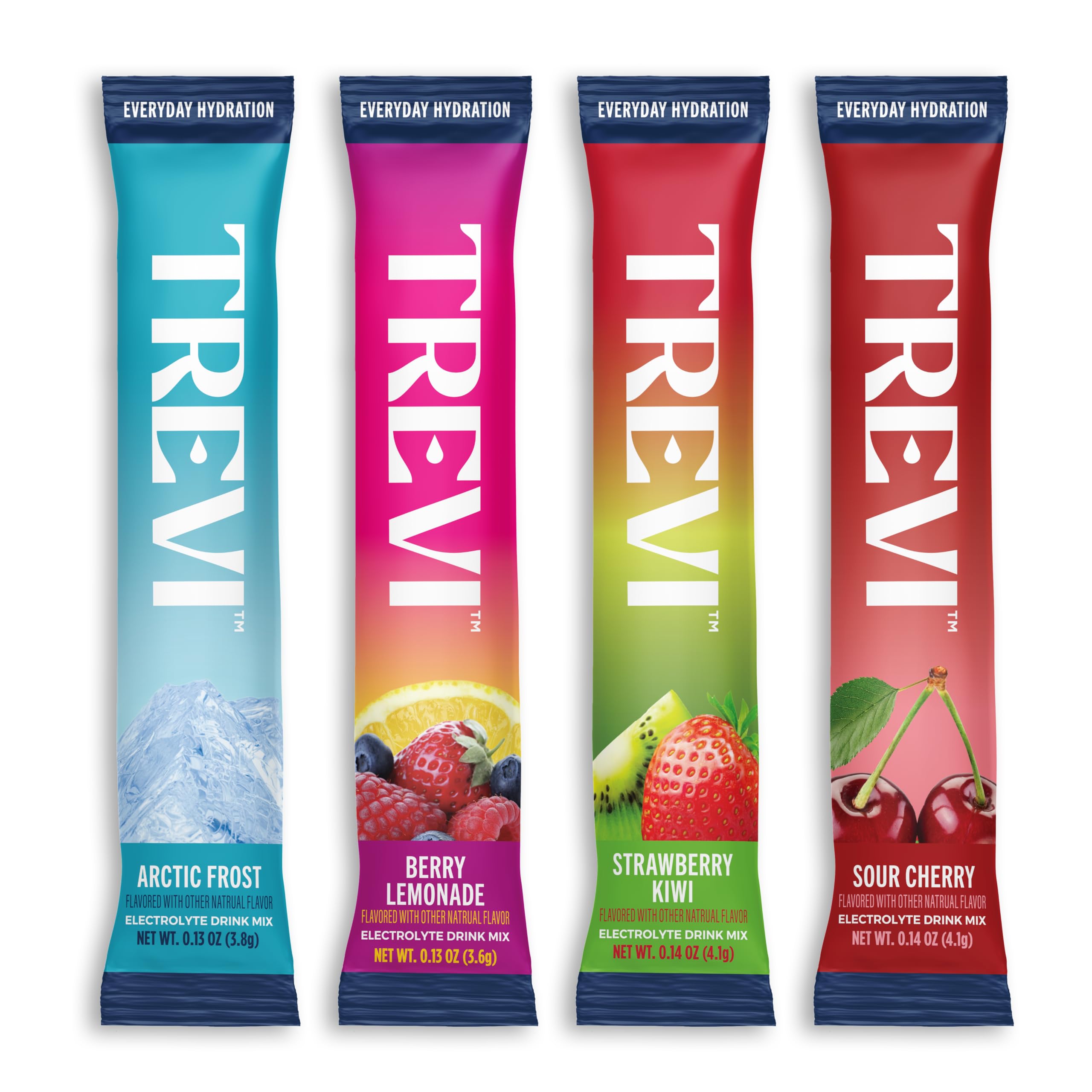 TREVI Electrolytes Powder Packets, Sugar Free Hydration, Favorites 20 Pack | Ess