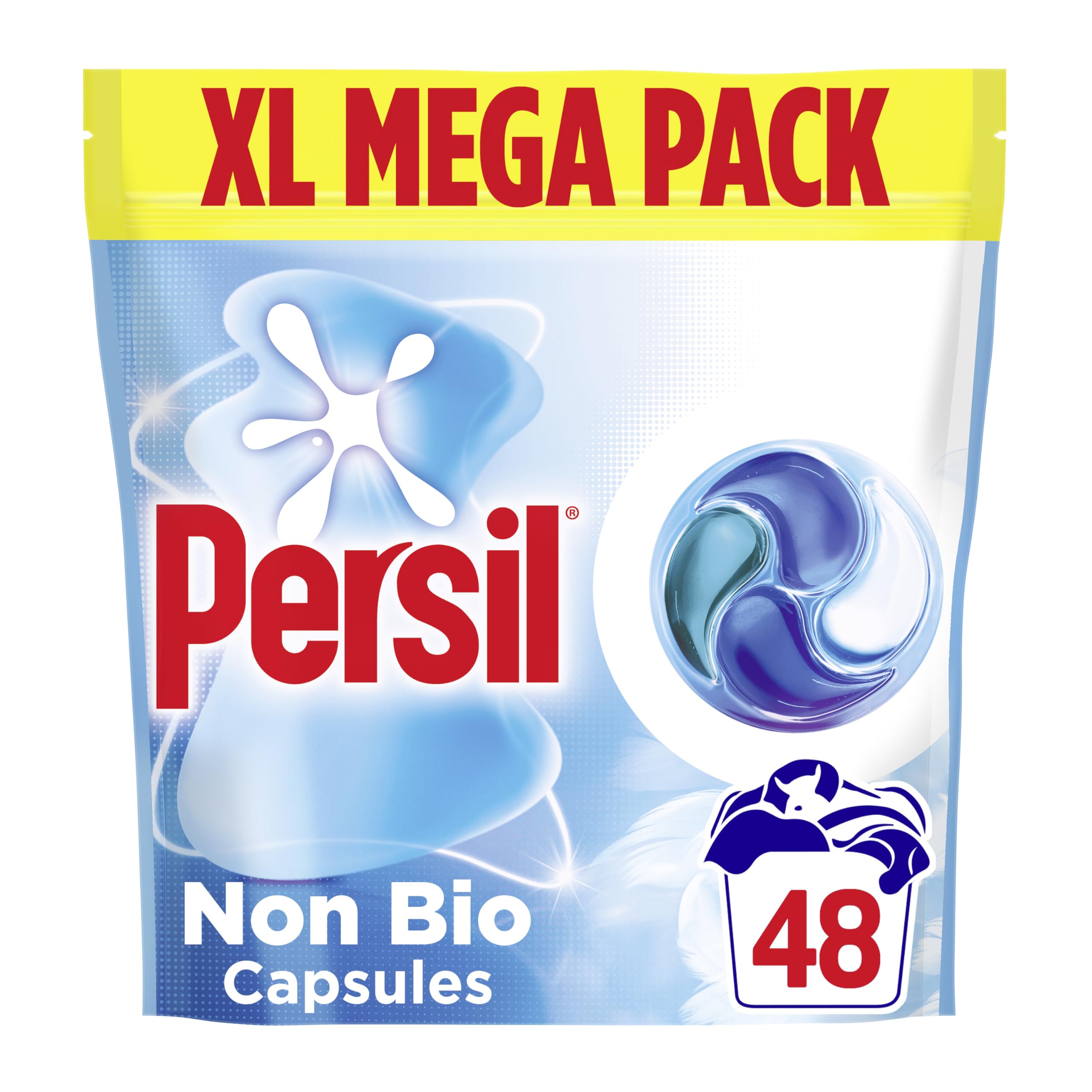 Persil Non Bio 4-in-1 Laundry Capsules 48 Washes | Gentle next to sensitive skin