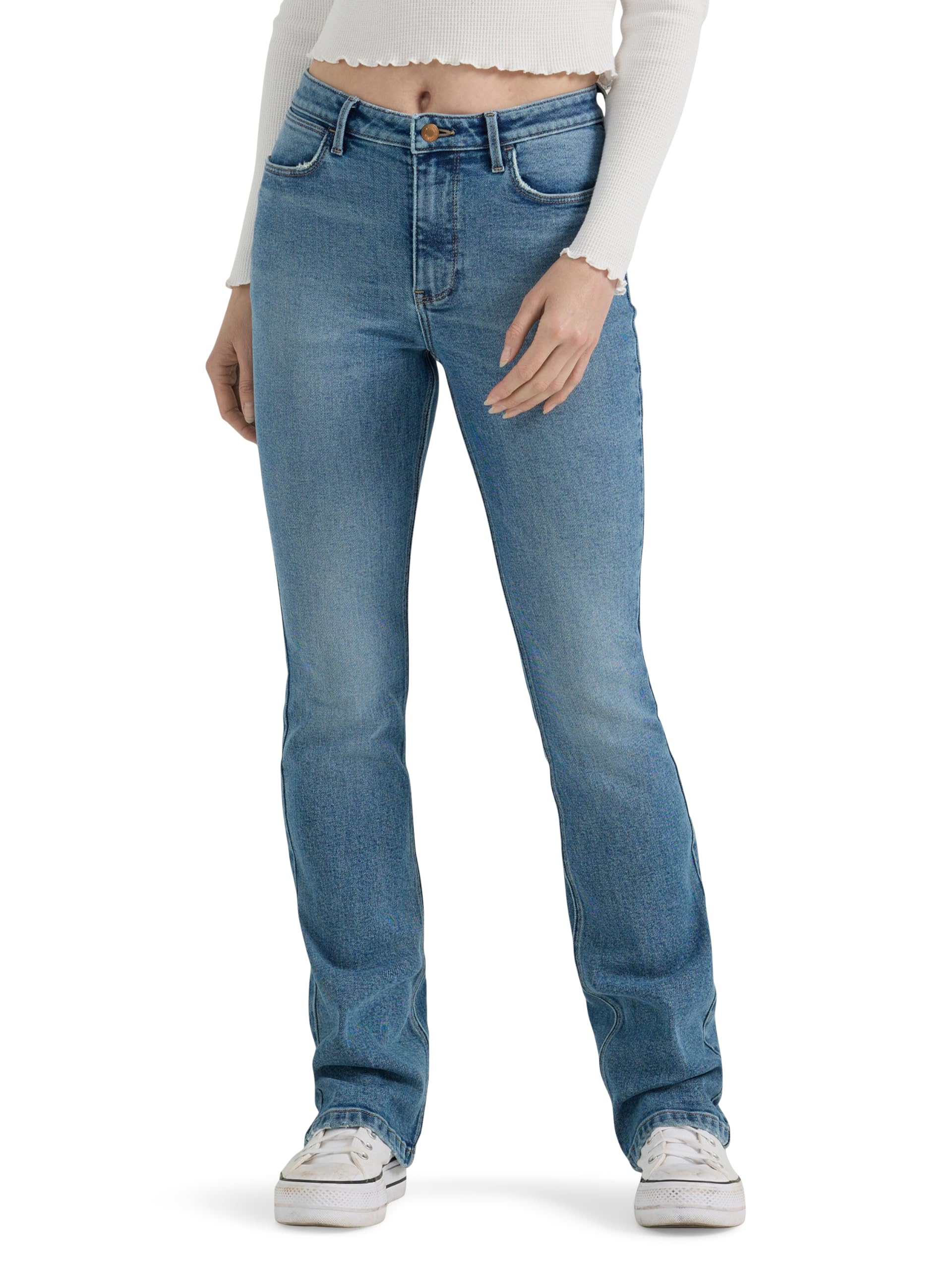 Wrangler Womens High Rise Bold Boot Jean