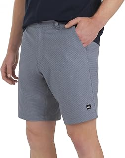 Quiksilver Regular Fit Fixed Waist Water Friendly Active Hybrid Shorts Casual Shorts for Men