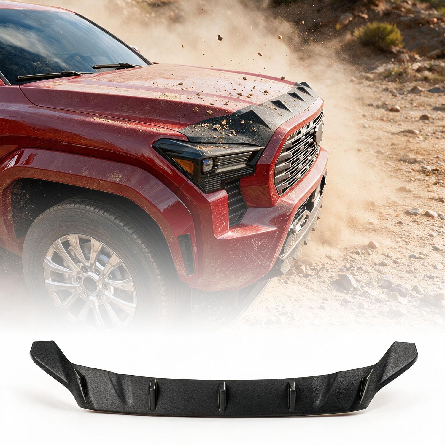 powoq Hood Deflector Compatible with 2024 2025 2026 Toyota Tacoma | Hood Protect