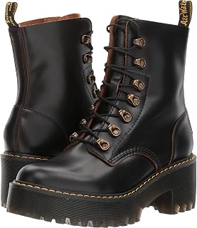 Dr. Martens 8 Eye Boot, Women's Ankle Boots, Black, 42 EU / UK 8