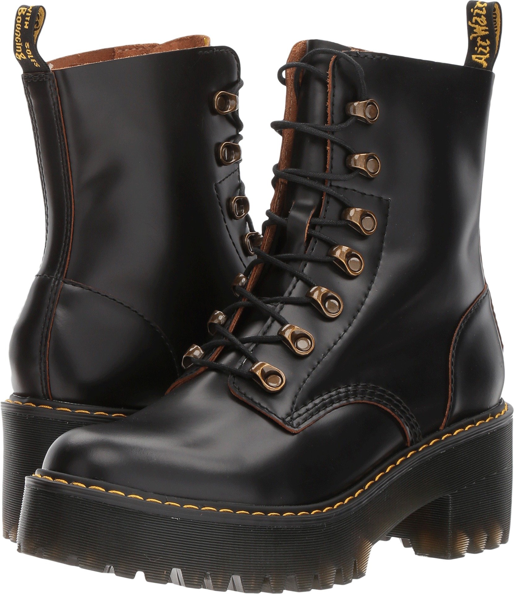 Dr. Martens 8 Eye Boot, Women's Ankle Boots, Black, 42 EU / UK 8