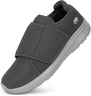 Diabetic Shoes for Men Women Extra Large Closure Ultralight Orthopedic Shoes with Memory Foam Sole Breathable for Swollen Feet
