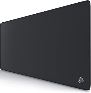 Titanwolf XXL Mouse Pad 900 x 400 mm - XXL Speed Gaming Mousepad - Mouse Pad 90 x 40 cm - Large Size Desk Pad - Improves Accuracy and Speed - Black