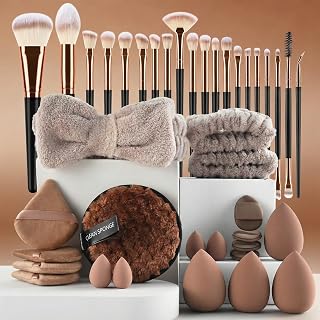 Makeup Brushes and Tools Set, 40 Pieces Makeup Set, Multi Makeup Set, Facial Accessories, Foundation Makeup Kit, Eyeshadow and Face Makeup Brushes, Color