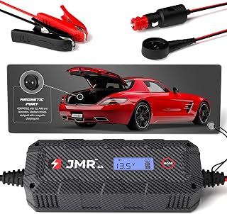 JMR Battery Charger for Mercedes-Benz SLS AMG Trickle Charger Conditioner Maintainer (Magnetic Port, No Lithium Mode)