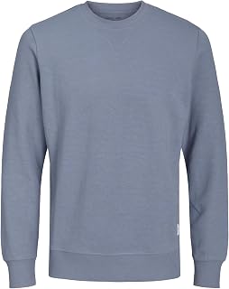 JACK & JONES Pull à col Rond pour Homme JJEBASIC de Base de