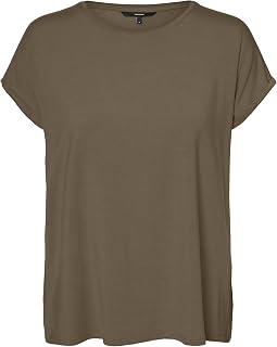 VERO MODA Womens Plain Short Sleeve T-Shirt Lifestyle
