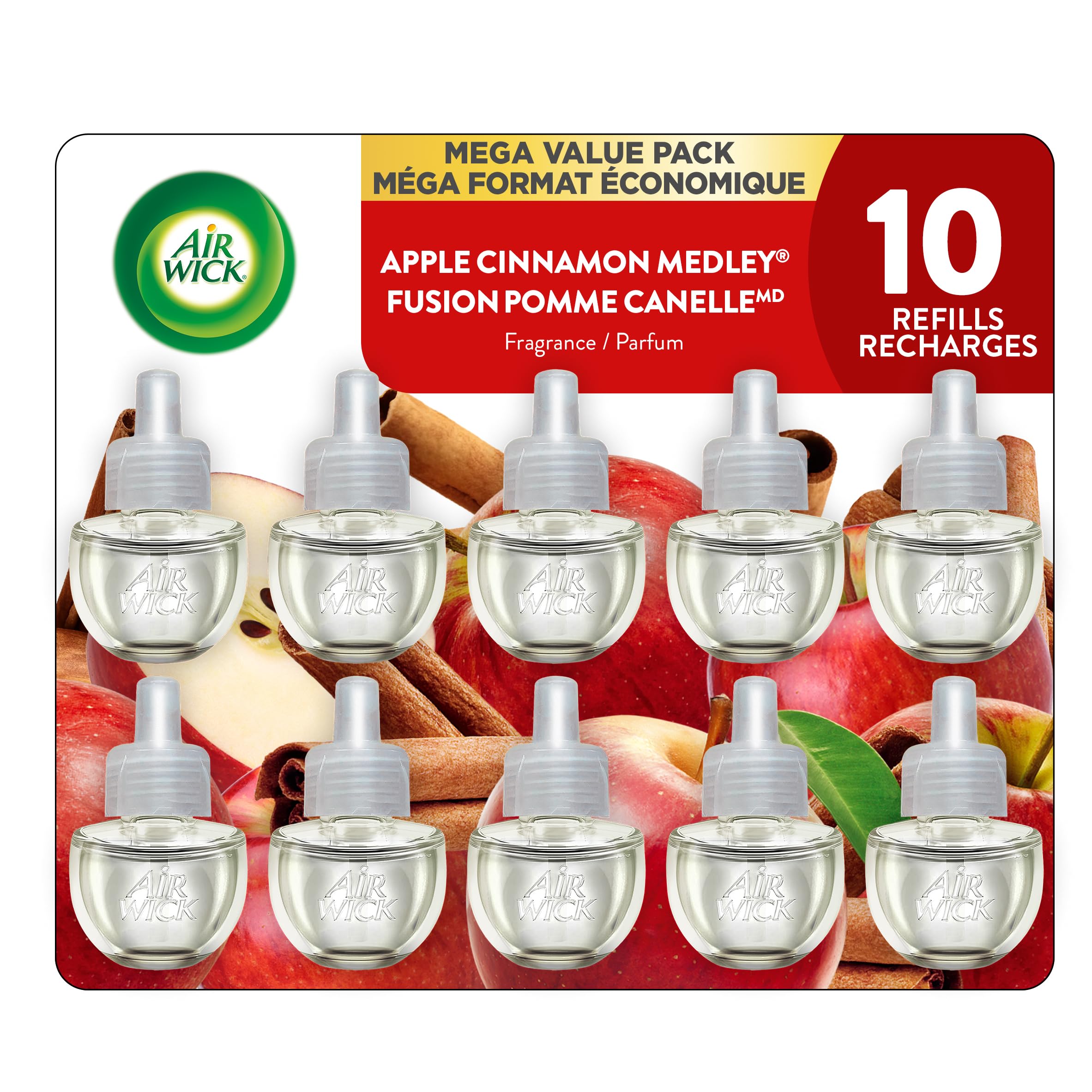 Air Wick Plug In Scented Oil Air Freshener Refills for Home – Infused with Essen