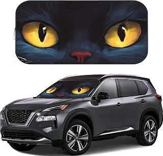 1 Pcs 55" x 30" Polyester Windshield Sun Shade for Car Truck SUV Universal Fit