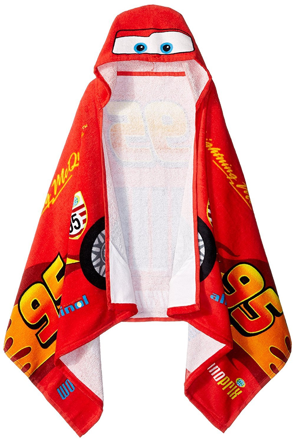 Jay Franco Kids Hooded Towel – 22" x 51" Super Soft Bath Wrap with 3D Hood, Clas